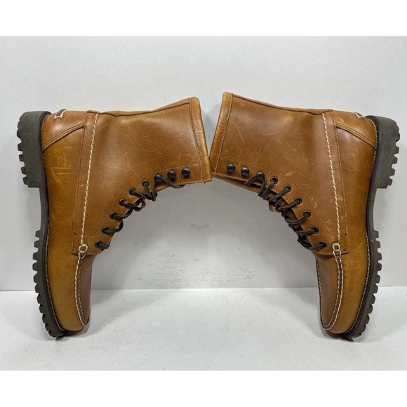 Timberland Pendleton Moc Toe Boots Brown Leather Men\'s Size 10.5 9637B main image 4